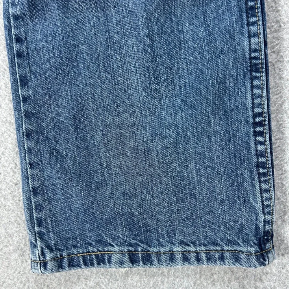 Wrangler Jeans Retro Slim Boot Mens 34x34 Blue Denim Western Cowboy